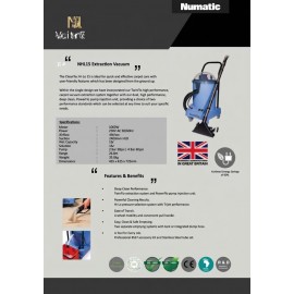 NHL-15 Carpet & Upholstery Extraction Machine